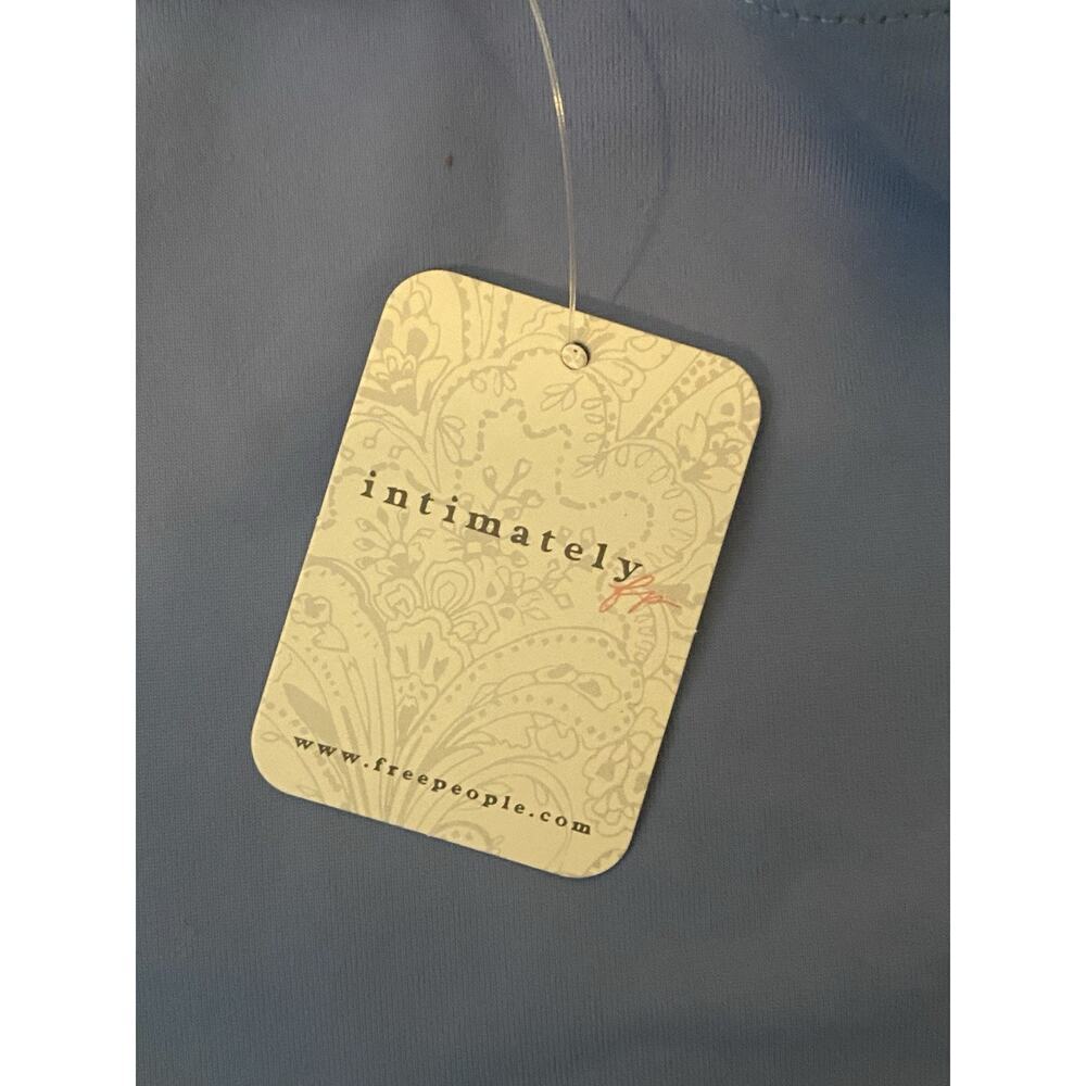 Intimately Free People Still Here Halter‎ Top XS Dusted Blue Sporty Coquette - Picture 4 of 4